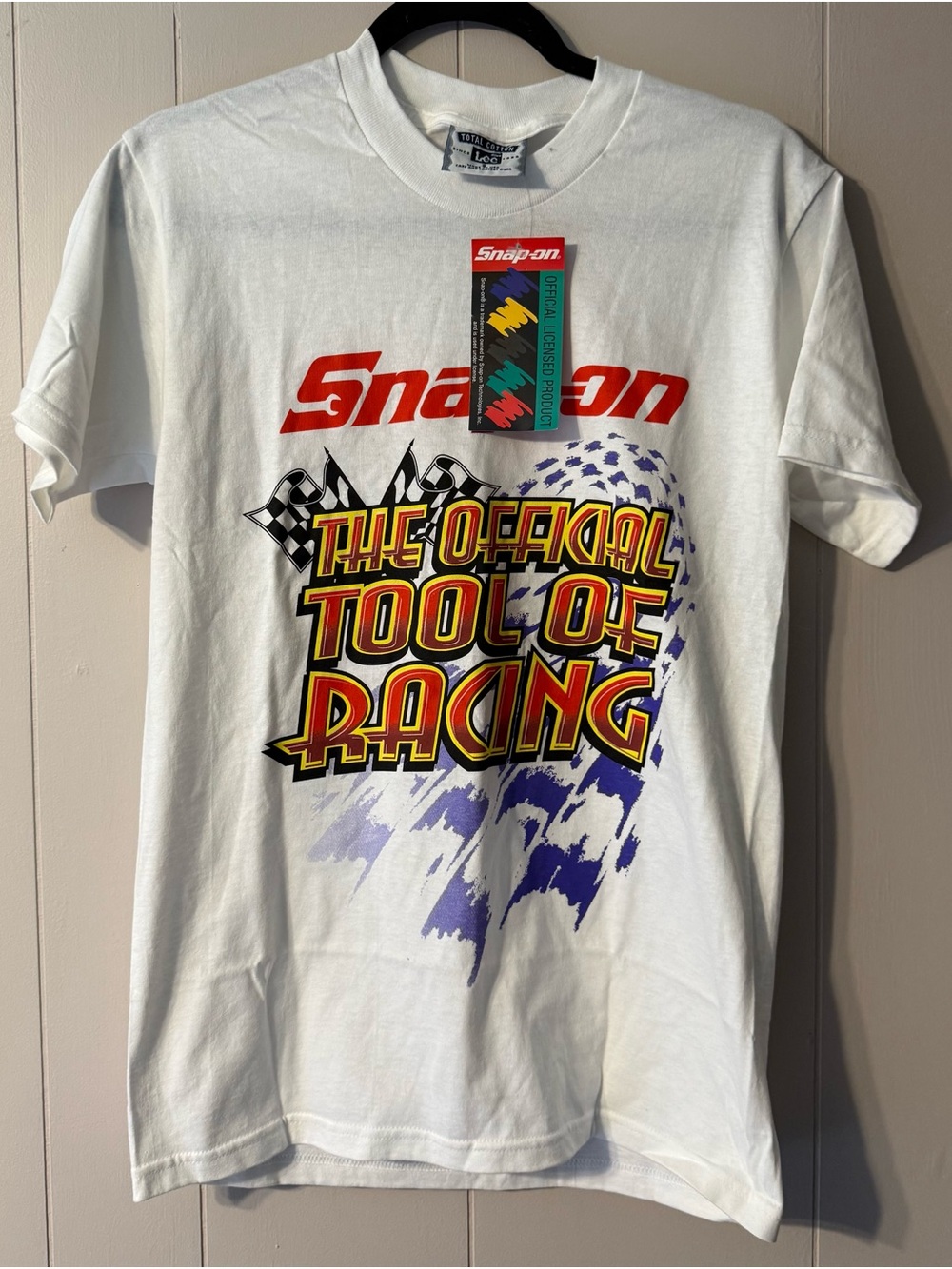Vintage 80s/90s Snap-on Tools Official Tool of Racing T-Shirt NWT Lee Small